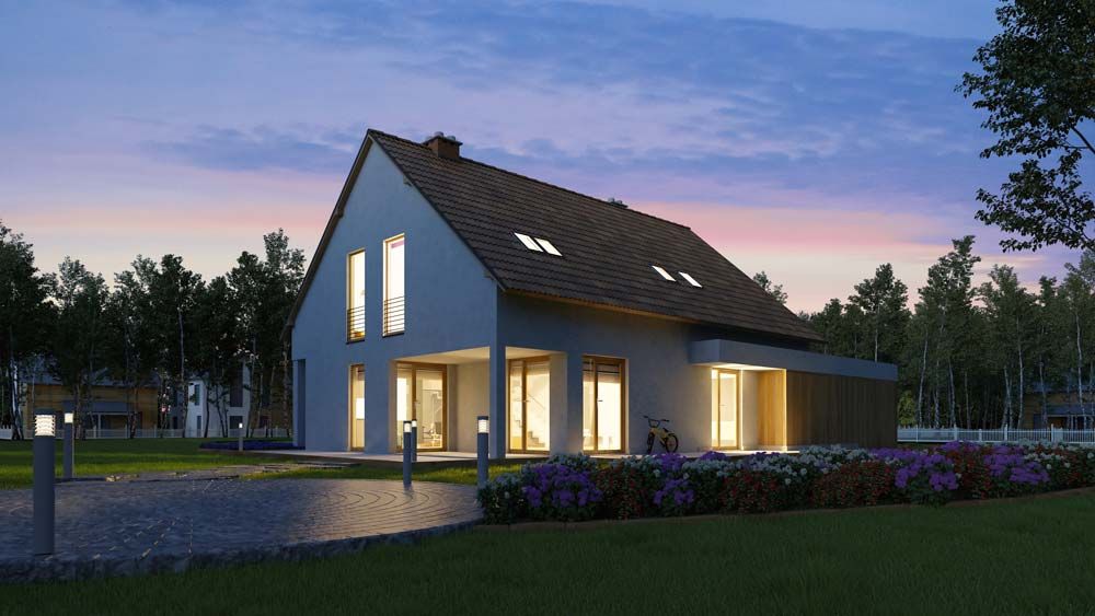 Stromspeicher für eine Photovoltaikanlage im Technikraum eines Wohnhauses